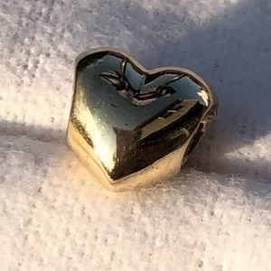 14kt Gold Pandora Puffy Heart Charm